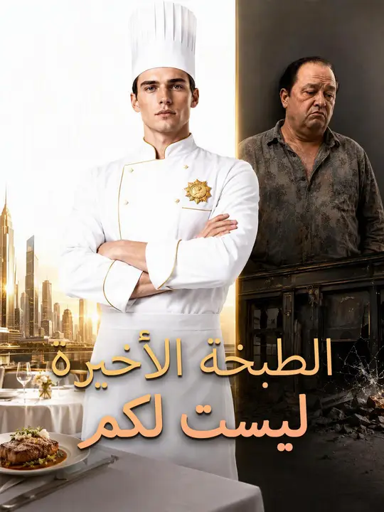 بوستر مسلسل الطبخة الأخيرة ليست لكم مترجم
