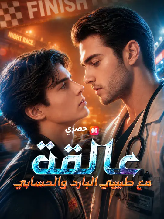 بوستر مسلسل عالقة مع طبيبي البارد والحسابي مترجم